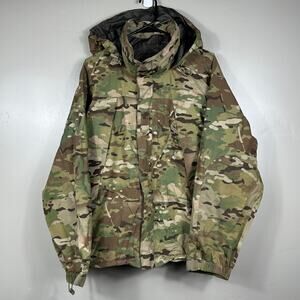 ECWCS MULTICAM GEN III GORETEX CAMO WATERPROOF SHELL JACKET - SMALL